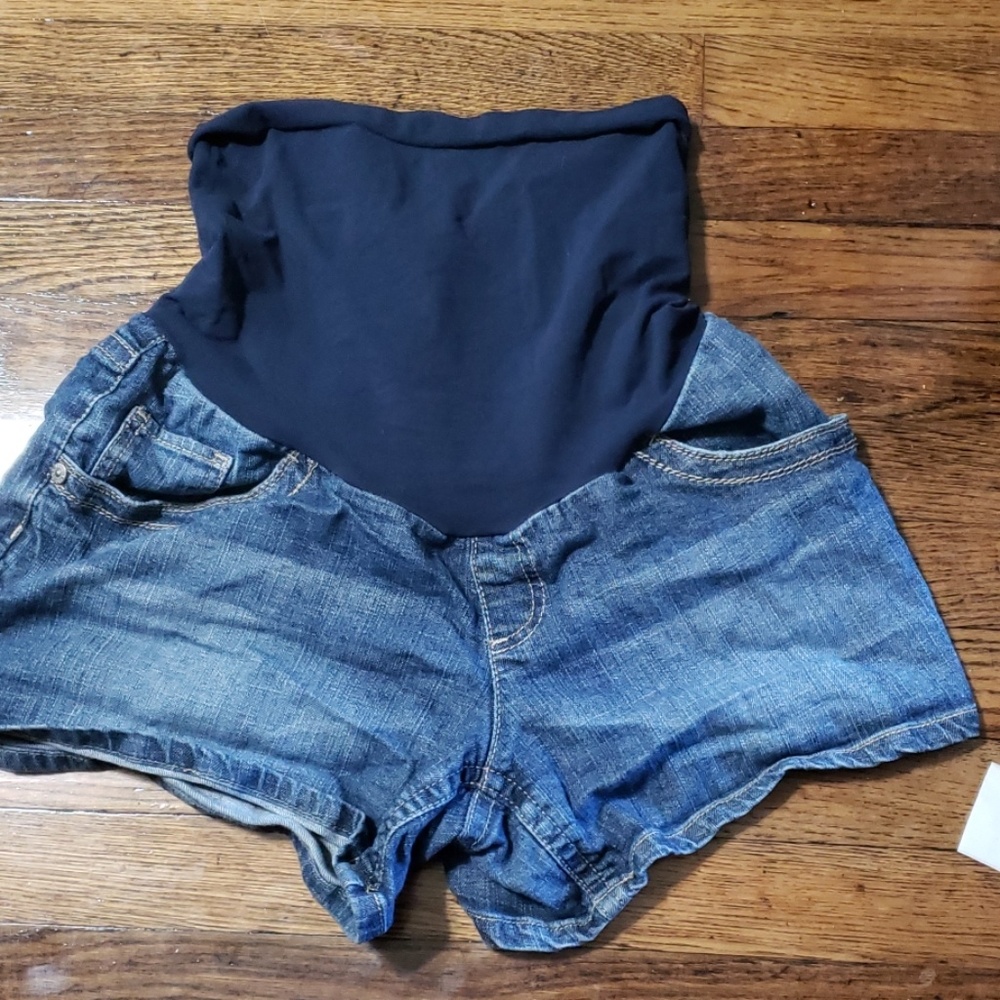 Maternity Jean Shorts